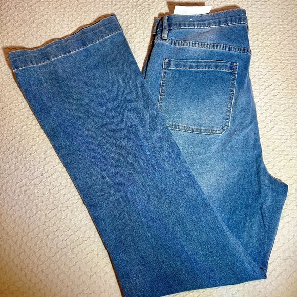 Nicole Miller Super High Waist Nomad Jeans - Size 12 NWT - Picture 3 of 4